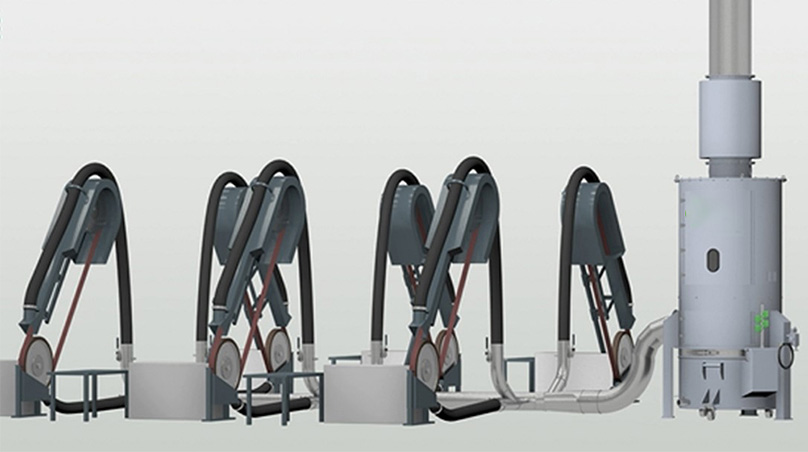 双涡旋自激湿式除尘器功能特性